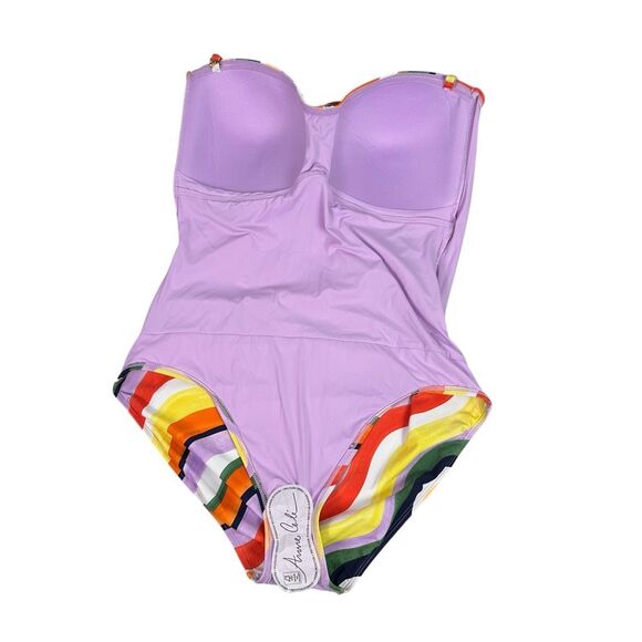 Anne Cole size 16 Twist Front Shirred One-Piece Swimsuit - Picture 6 of 9